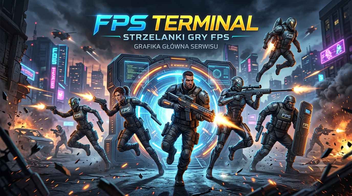 strzelanki gry fps terminal gamingowy - grafika główna serwisu